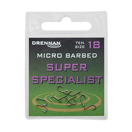 Drennan - Super Specialist - Micro Barbed - Hengelsport De Goeie Vangst