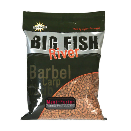 Dynamite Baits - Big Fish River Pellets | Meat - furter | 1.8kg - Hengelsport De Goeie Vangst