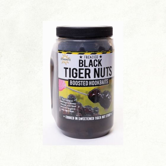 Dynamite Baits - Frenzied Black Tiger Nuts Boosted Hookbaits 500ml - Hengelsport De Goeie Vangst