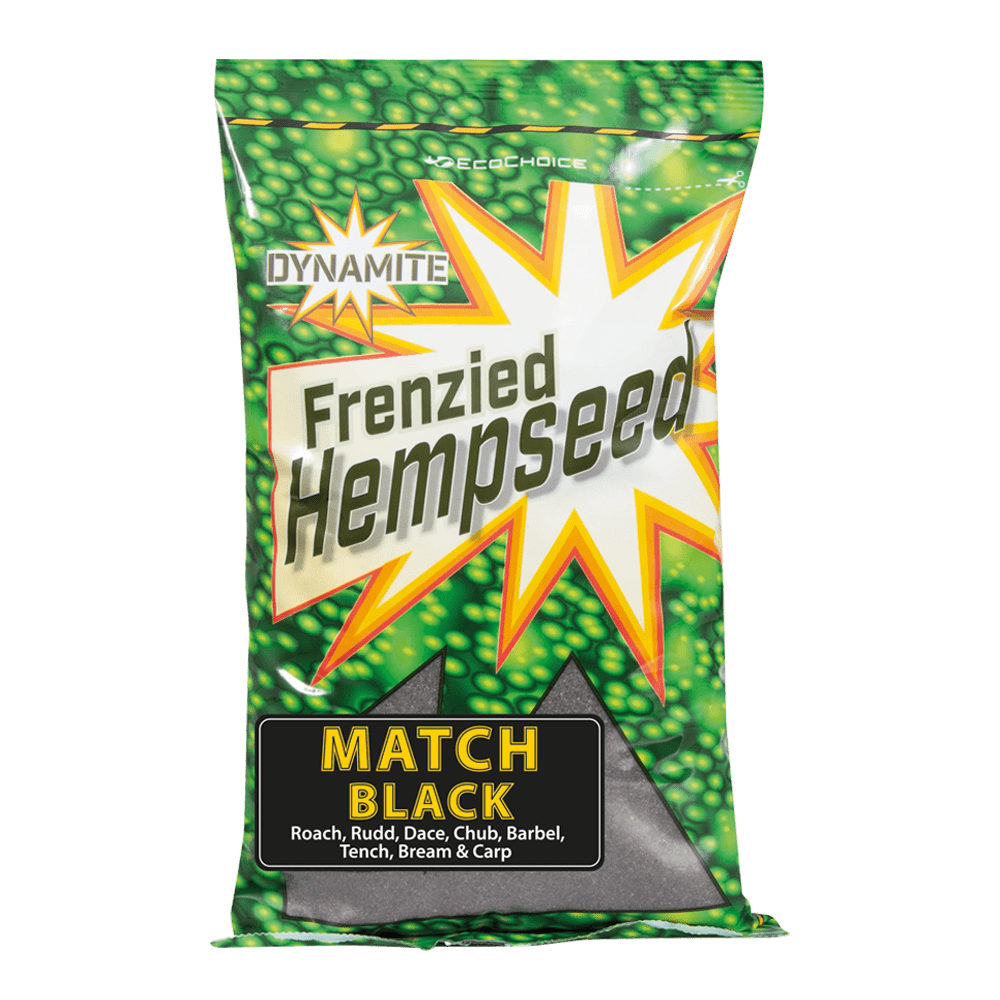 Dynamite Baits - Frenzied Hempseed | Match Black | 1kg - Hengelsport De Goeie Vangst