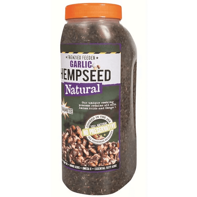 Dynamite Baits - Garlic Frenzied Hempseed | 2.5l - Hengelsport De Goeie Vangst
