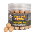 Dynamite Baits-Hot Crab & Krill Pop Ups-Bruin-15mm-Hengelsport De Goeie Vangst