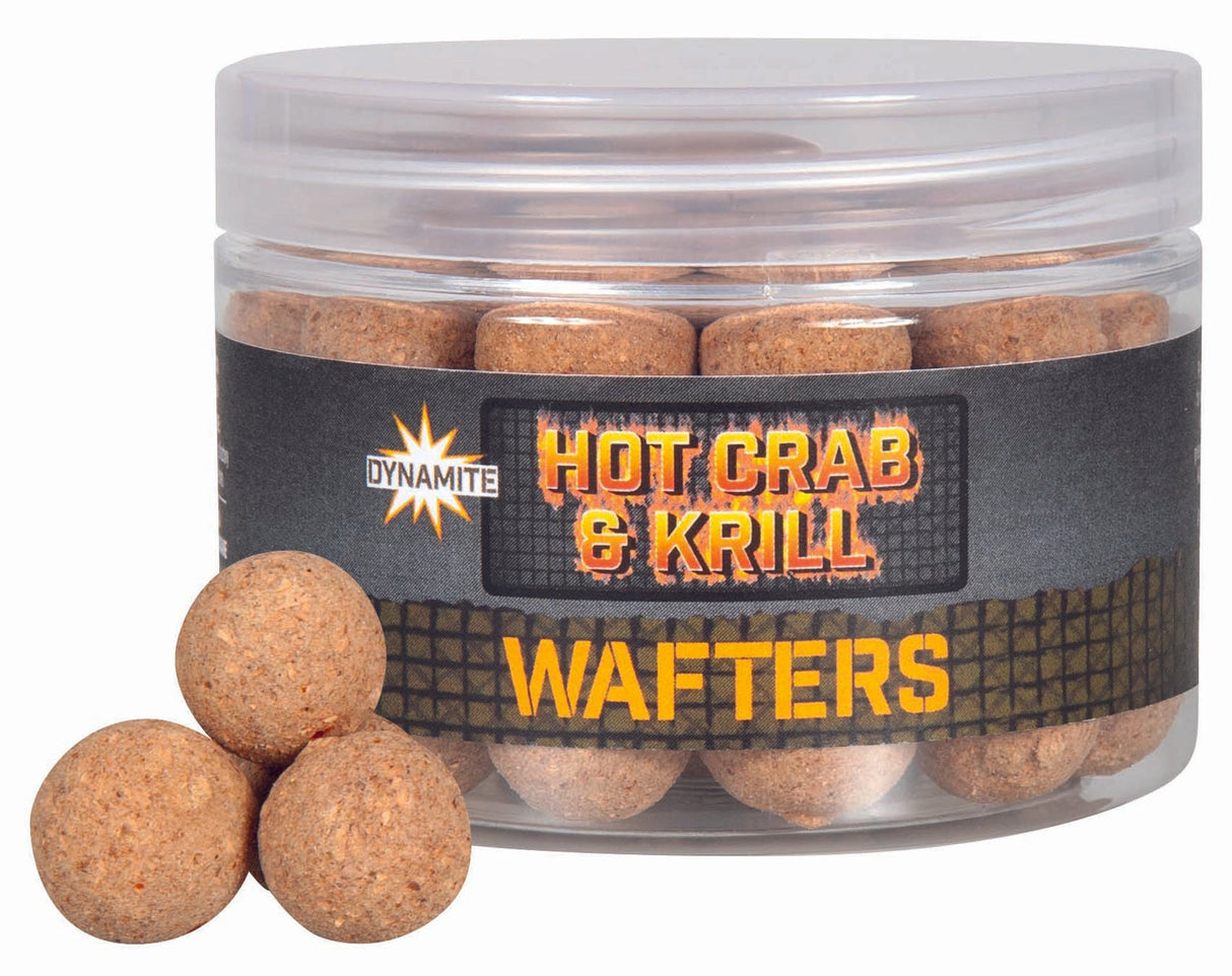 Dynamite Baits - Hot Crab & Krill Wafter - Hengelsport De Goeie Vangst