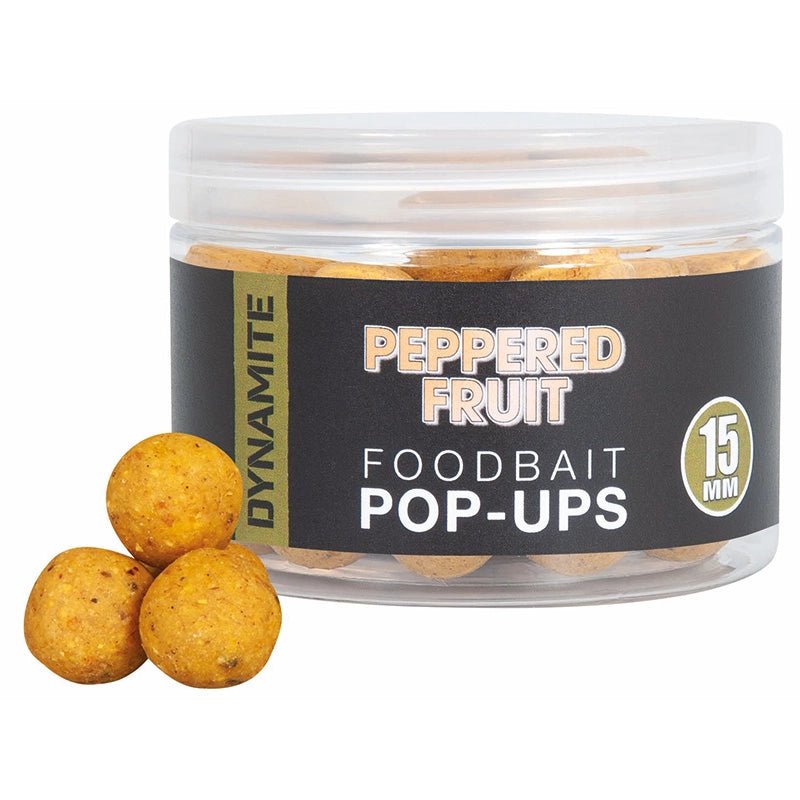 Dynamite Baits - Peppered Fruit Foodbait Pop - Ups 15mm - DY1923 - Hengelsport De Goeie Vangst