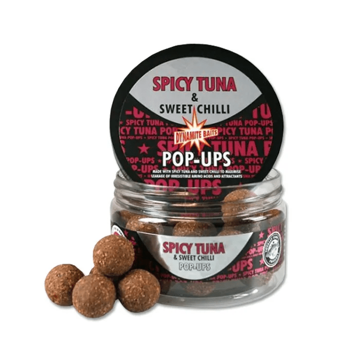 Dynamite Baits - Pop - ups Spicy Tuna & Sweet Chilli - Hengelsport De Goeie Vangst