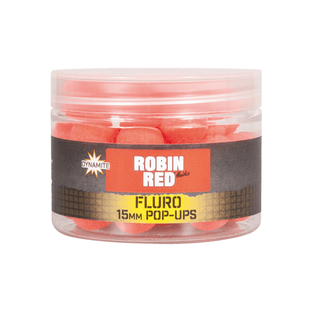 Dynamite Baits - Robin Red Fluro Pop - Ups 15mm - DY1950 - Hengelsport De Goeie Vangst