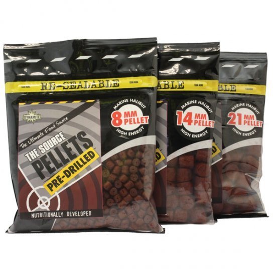 Dynamite Baits - Source Pellets Pre - drilled | 350g - Hengelsport De Goeie Vangst