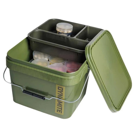 Dynamite Baits-Square Carp Bucket 10L -ADY140498- Hengelsport De Goeie Vangst