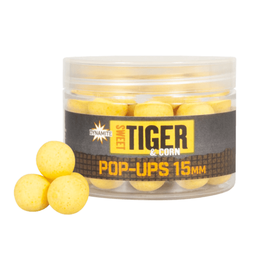 Dynamite Baits - Sweet Tiger & Corn Pop - Ups 15mm - DY1954 - Hengelsport De Goeie Vangst