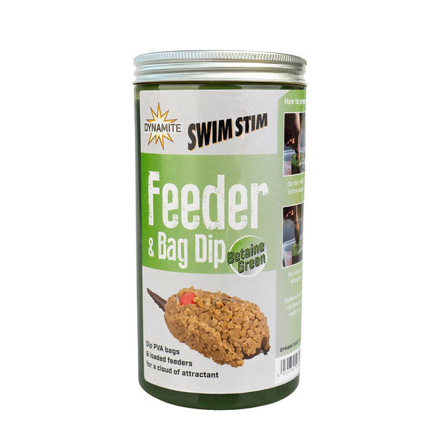 Dynamite Baits-Swim Stim Betaine Green Feeder & Bag Dip | 500ml - De Goeie Vangst