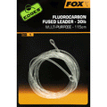 Fox Carp-Edges™ Fluorocarbon Fused Leader 30Lb-Clear-115cm-Hengelsport De Goeie Vangst