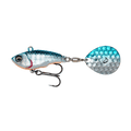 Savage Gear-Fat Spin Tail-Blue Silver-5.5cm / 9g-Hengelsport De Goeie Vangst