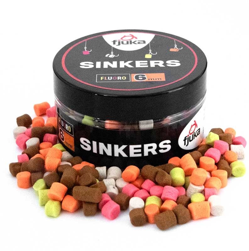 Fjuka - Sinkers Mixed Colours - Hengelsport De Goeie Vangst
