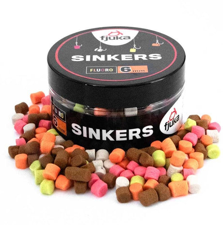 Fjuka - Sinkers Mixed Colours - Hengelsport De Goeie Vangst