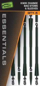 Fox Carp - EDGES Essentials Kwik Change Bag Stems & Sleeves - CAC879 - Hengelsport De Goeie Vangst