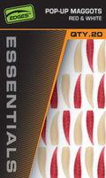 Fox Carp-Edges Essentials Pop-up Maggots-Wit/ Rood - Hengelsport De Goeie Vangst