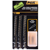 Fox Carp-Edges™ Camo Submerge Kwik Change Leaders-Fleck camo-30lb-Hengelsport De Goeie Vangst