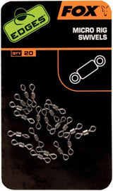 Fox Carp-Edges Micro Rig Swivels - Hengelsport De Goeie Vangst