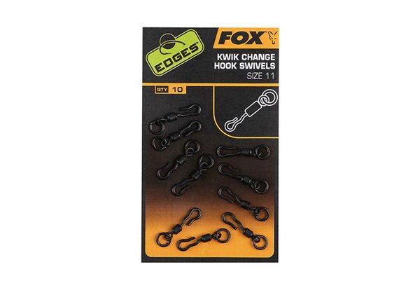Fox Carp - Edges Kwik Change Hook Swivels - Hengelsport De Goeie Vangst