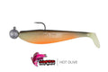 Fox Rage-Bulk Loaded Zander Pro Shad-7.5cm / 5g-UV Hot Olive-Hengelsport De Goeie Vangst