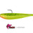Fox Rage-Bulk Loaded Zander Pro Shad-7.5cm / 5g-UV Lemon Tiger-Hengelsport De Goeie Vangst