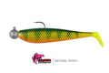 Fox Rage-Bulk Loaded Zander Pro Shad-7.5cm / 5g-UV Natural Perch-Hengelsport De Goeie Vangst