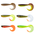 Fox Rage-Ultra UV Pro Grubs-8cm-UV Red Wake-Hengelsport De Goeie Vangst