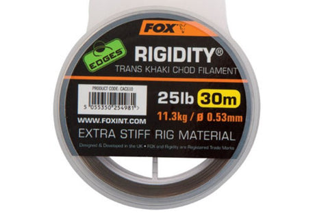 Fox Carp - Edges Rigidity Extra Stiff Chod Filament - Hengelsport De Goeie Vangst