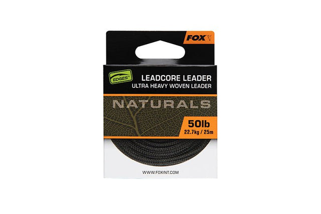 Fox Carp - Edges Naturals Leadcore Leader - Hengelsport De Goeie Vangst