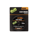 Fox Carp-Edges Hair Braid | 10m-Brown - Hengelsport De Goeie Vangst