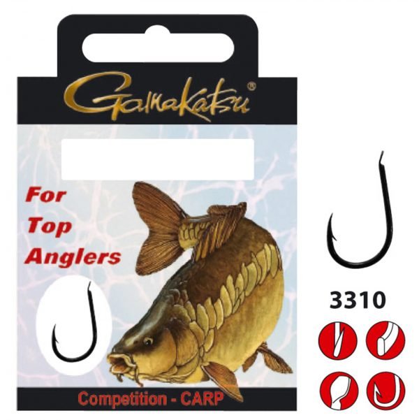 Gamakatsu-Competition Carp-H10 0.18mm 40cm - De Goeie Vangst