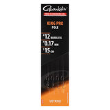 Gamakatsu-King Pro Pole Barbless Onderlijnen-H14 0.15mm 15cm - Hengelsport De Goeie Vangst
