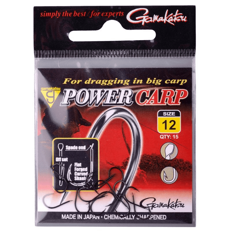 Gamakatsu - Power Carp Hooks NSB | 15 Stuks - Hengelsport De Goeie Vangst