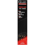 Gamakatsu-Power Carp Pole Banded Barbless Onderlijnen-H10 0.17mm 20cm - Hengelsport De Goeie Vangst