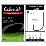 Gamakatsu-Pro-C F1 Super A1 PTFE Bladed Barbless Haken-14 - Hengelsport De Goeie Vangst
