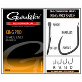 Gamakatsu-Pro-C King Pro Spade A1 PTFE Bladed Barbless Haken-12 - Hengelsport De Goeie Vangst