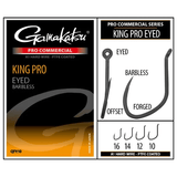 Gamakatsu-Pro Commercial King Pro Eyed A1 PTFE Barbless-10 - Hengelsport De Goeie Vangst
