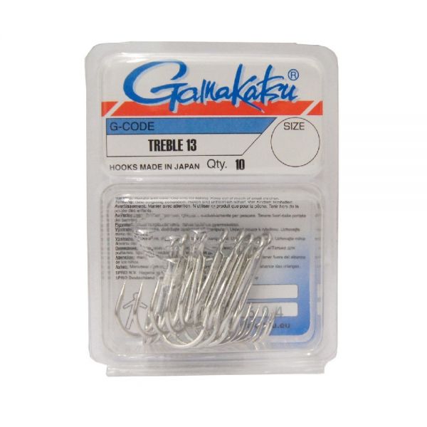 Gamakatsu - Treble 13 Nickel - Hengelsport De Goeie Vangst