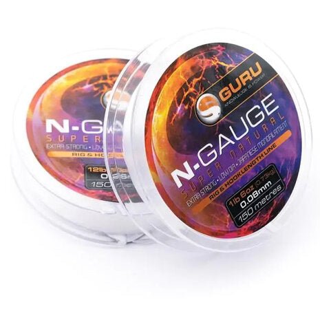 Guru - N - Gauge Super Natural Clear | 150m - Hengelsport De Goeie Vangst
