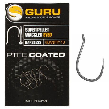 Guru - Super Pellet Waggler Eyed Barbless - Hengelsport De Goeie Vangst
