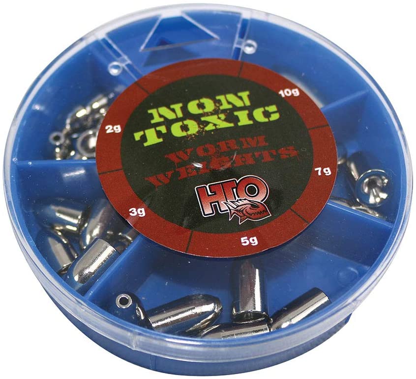 HTO - Non Toxic Worm Weight Selection - Mix - Hengelsport De Goeie Vangst