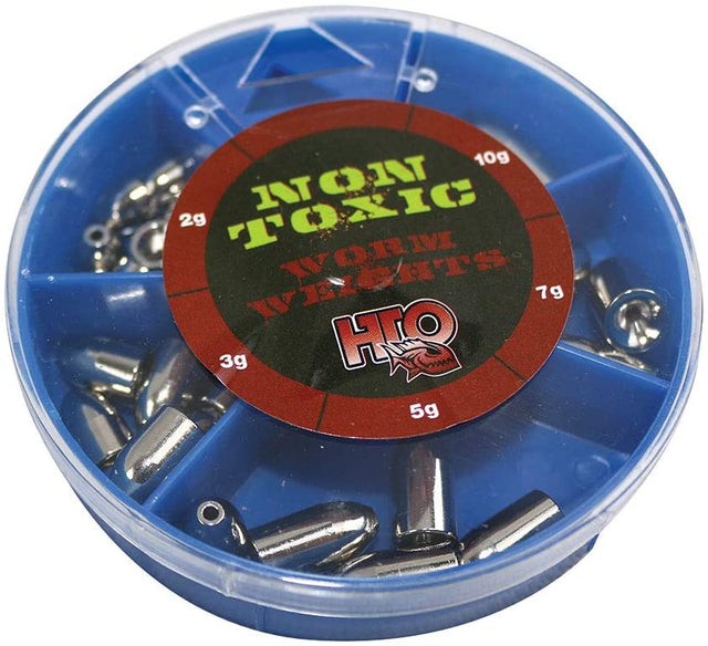 HTO - Non Toxic Worm Weight Selection - Mix - Hengelsport De Goeie Vangst