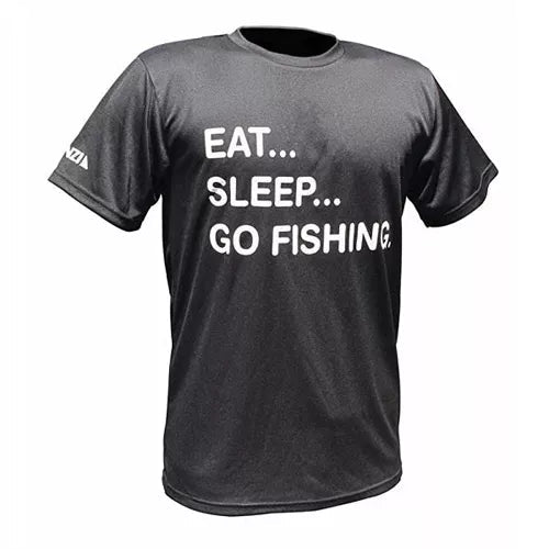 Jenzi - Eat Sleep Go Fishing T-Shirt - Hengelsport De Goeie Vangst