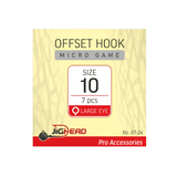 Jighead-Offset Hook Micro Game AT-24-10 - Hengelsport De Goeie Vangst