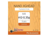 Jighead-Tungsten Nano Jighead-Copper-12 0.35g-De Goeie Vangst
