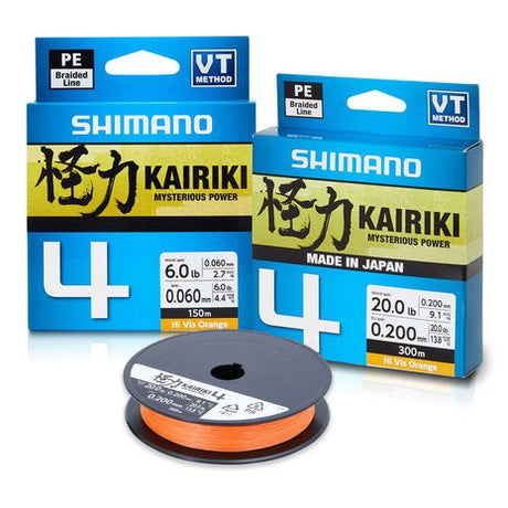 Shimano - Kairiki 4 Braid | 150m - Hengelsport De Goeie Vangst