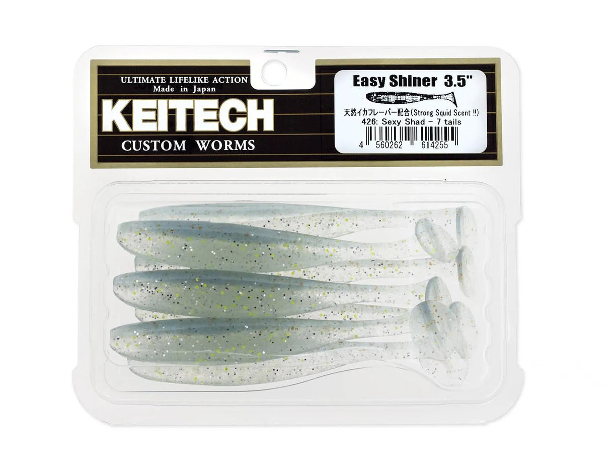 Keitech - Easy Shiner | 3.5 inch - Hengelsport De Goeie Vangst