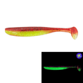 Keitech-Easy Shiner | 4 Inch-4" / 10cm-Chartreuse Silver Red-Hengelsport De Goeie Vangst