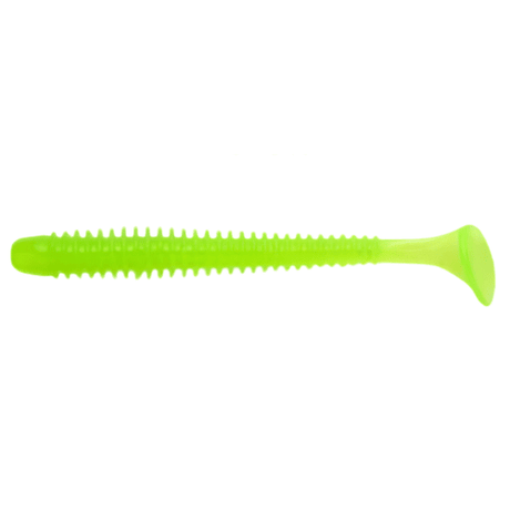 Keitech-Swing Impact-2" / 5cm-Clear Chartreuse Glow-De Goeie Vangst