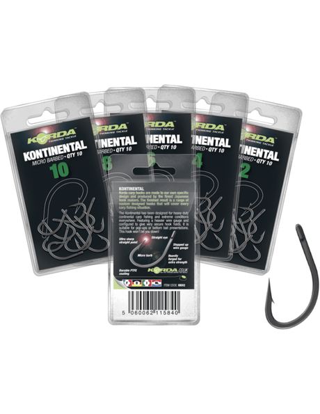 Korda - Kontinental Karperhaken - Hengelsport De Goeie Vangst